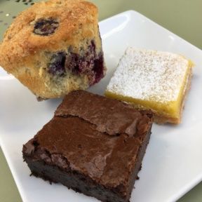 Gluten-free muffins, brownies, and bars from Lilac Patisserie